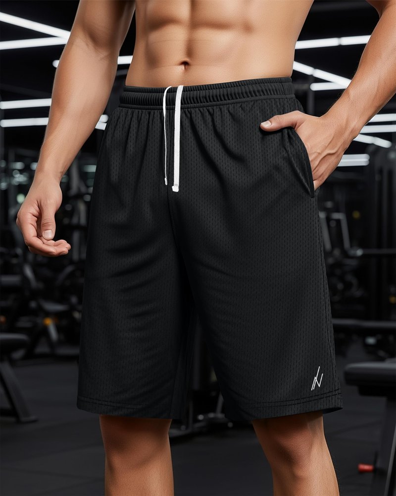 NY Threads Multi Pack Men's Athletic Shorts Quick Dry Lightweight Workout Running Gym Shorts with Pockets