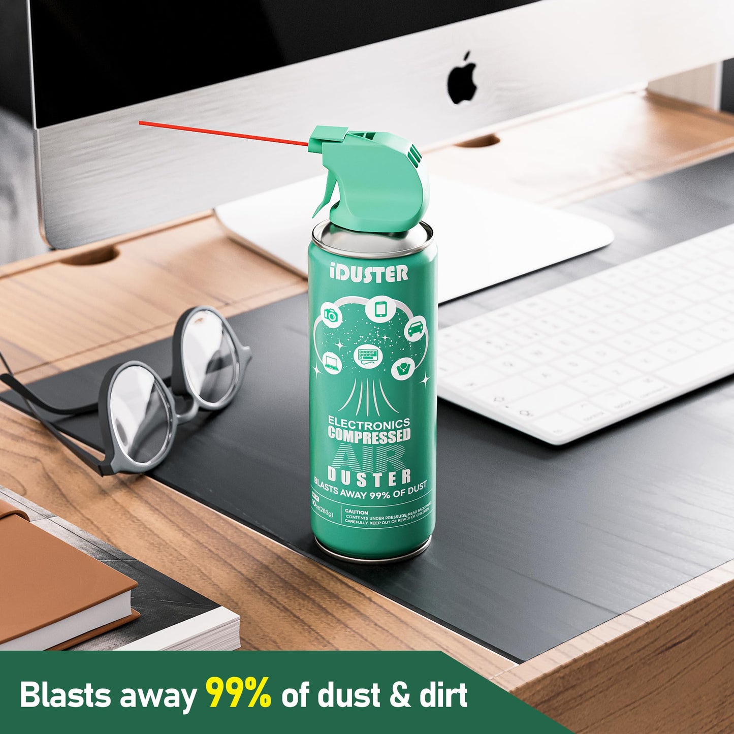 Keyboard Cleaner Air Spray for Computers - 10oz Air Can Duster for Electronics, Keyboard, 1PCS…