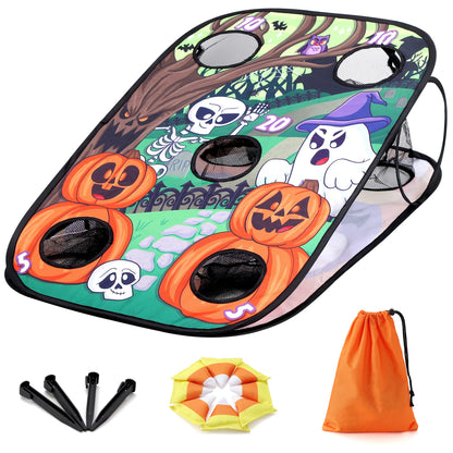 JOYIN Halloween Toss Game Board with Bean Bag for Kids Outdoor Toys, Halloween Party Favor, Beach Yard Outdoor Activities, Family Party Supplies，Camping Outside Play Toy