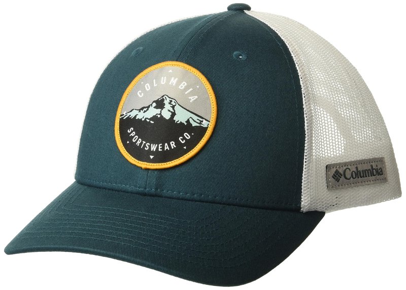 Columbia Unisex Mesh Snap Back - High, Night Wave/Mt Hood Circle Patch, One Size