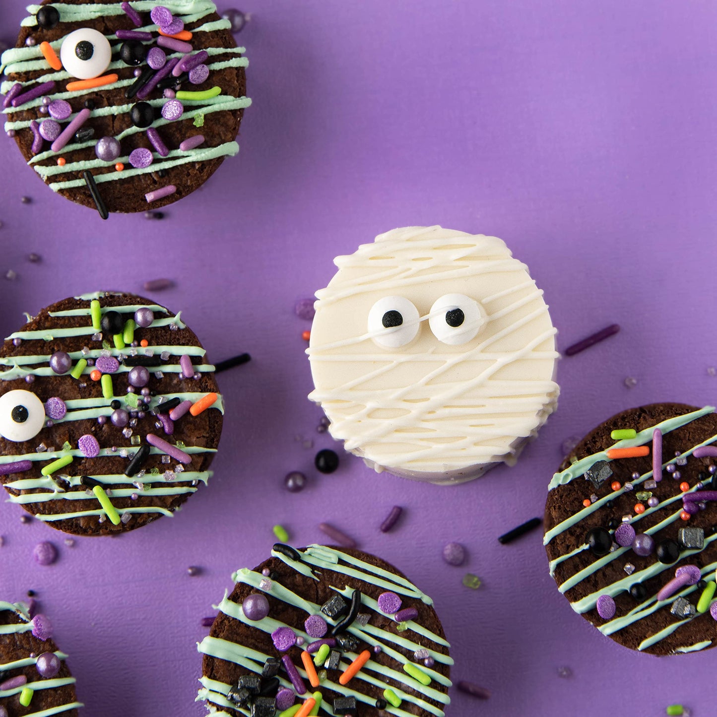 Sweets Indeed Bulk Candy Eyeballs, 300 Edible Eyes, Halloween Sprinkles, Perfect for Cake Decorations, Baking, Ice Cream, Cookies, Cupcake Topper 4.3 ounces