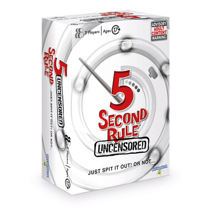 PlayMonster 5 Second Rule Uncensored| Simple Questions Card Game for Adult Party Fun| Drinking Games |Fast Paced Games | Games Night | Ages 17+