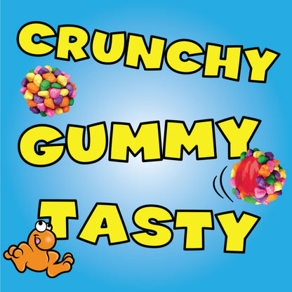 Nerds Gummy Clusters Candy, Rainbow, 3 Ounce Pouches (Pack of 12)