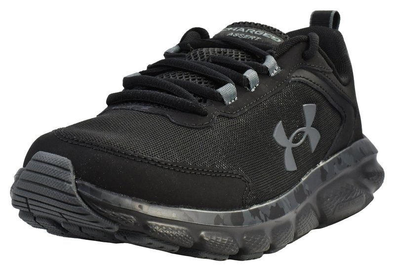 Under Armour Men's Charged Assert 9 Camo, Black/Black/Pitch Gray, 13 US
