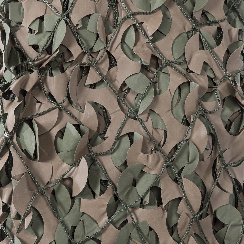 CamoSystems Premium Series Camouflage Military Spec Net with Mesh Netting Attached, Large, 9'10" x 19'8", Original Camo - Green/Brown