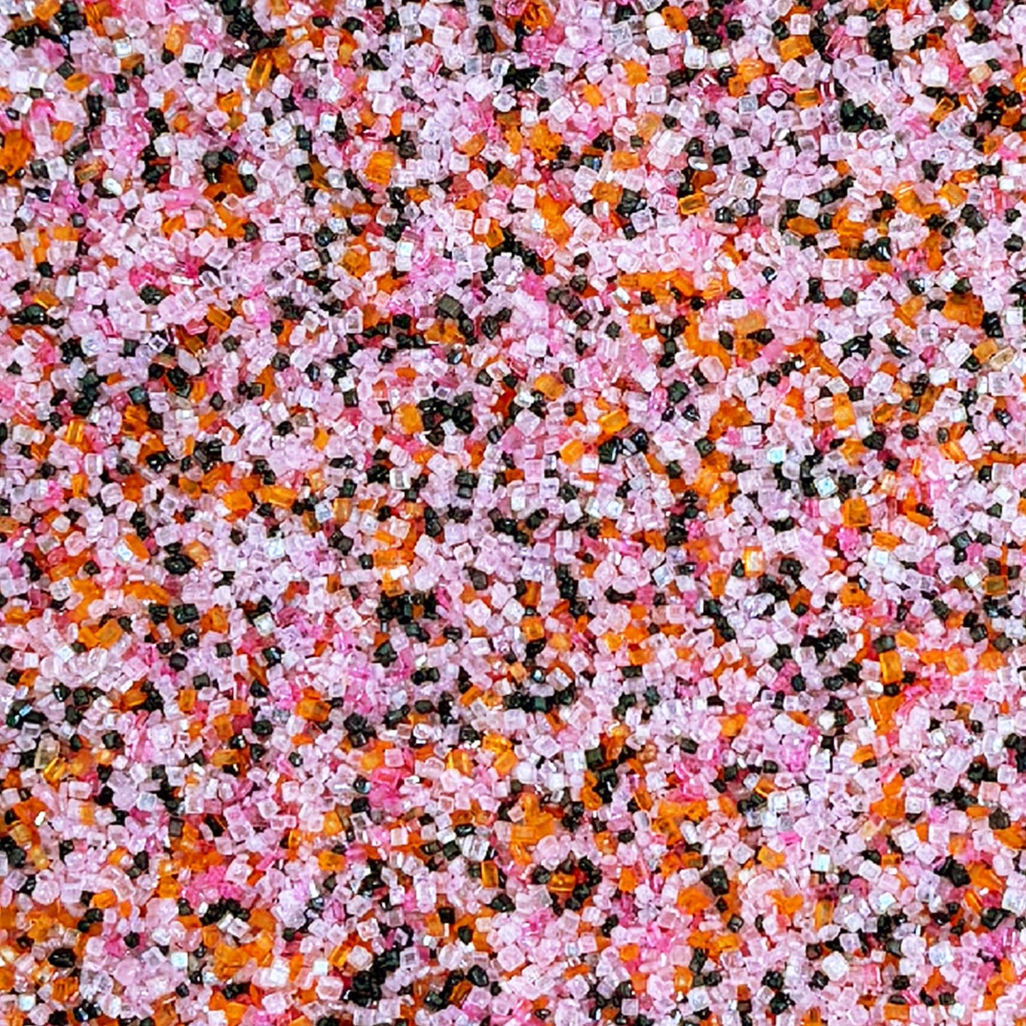 Fancy Sprinkles Limited Edition Halloween Screamsicle Sugar Pink, White, Black, and Orange Sugar Crystals (4 OZ)