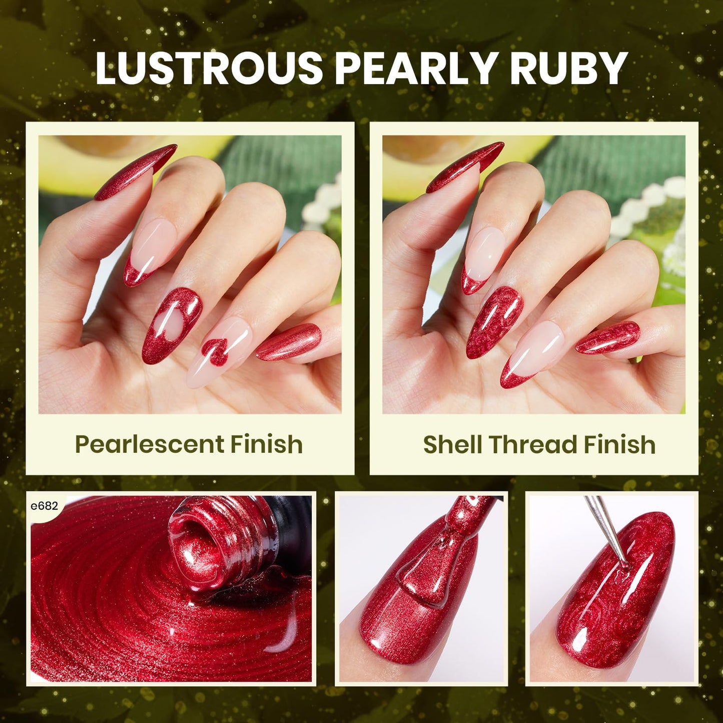 beetles Gel Polish 44pcs Fall Gel Nail Polish Set 36 Colors Brown Burgundy Red Blue Purple Orange Green Black Nude White with Base Top Coat UV LED Needed Salon DIY at Home Gift for Women Colorful Muse