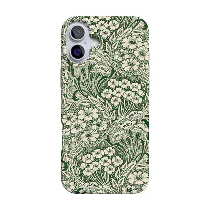 Casely iPhone 16 Case | Compatible with MagSafe | Classic Ultra-Slim Design (Sage Garden | Green Floral)
