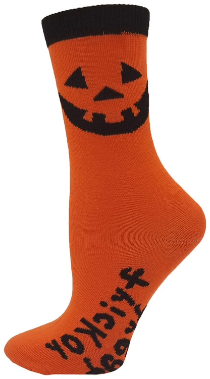 Halloween Socks for Women Girls, 12 Pairs Bats Pumpkins Ghosts Print, Colorful Pattern Novelty Cute
