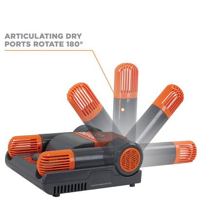 DryGuy Force Boot Dryer, Shoe Dryer, & Glove Dryer with Articulating Ports for Ski Boots