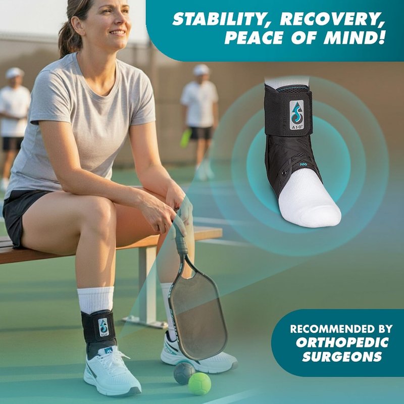 Med Spec Ankle Stabilizer - Lace-Up Brace for Sprains & Tendonitis | Orthopedic Support for All Ages