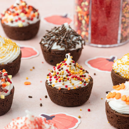 Sweets Indeed Valentines Sprinkles 6-Cell Jar | Heart Sprinkles, Red White Pink Jimmies & Sanding Sugar | Baking & Decorating | 6.45 ounces