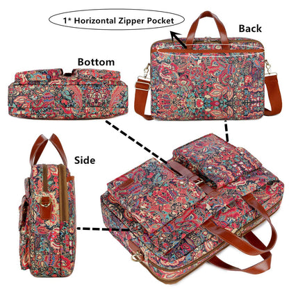 Baosha Multicoloured 17inch Laptop Computer Bag Messenger Bag Briefcase for Women BC-07, Hs, L, Classic