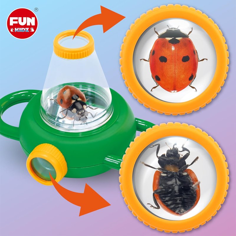 Bug Catcher Kit for Kids - Outdoor Science Activity with Magnified Viewer | Includes Net, Tweezers & Record Lists for Ages 3-12