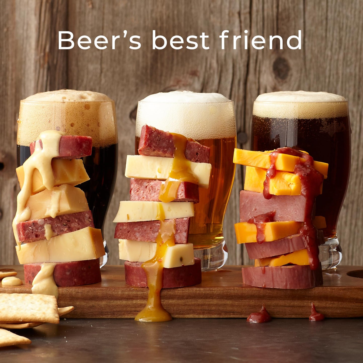 Hickory Farms Cheddar Cheese Variety Sampler - 3 Pack | Gourmet Charcuterie Variety, Perfect for Charcuterie Boards