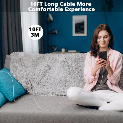 Fast Charger iPhone,i Phone Charge Cable,3Pack iPhone Charger Fast Charging 6Foot Phone Charging USB C Charge Adapter 6FT Type C to Lightning Cable for iPhone 14 Pro Max/14 Plus/13/12 Mini/11/10/XS/SE