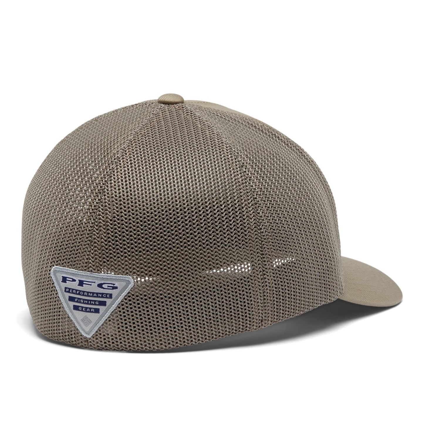 Columbia Unisex PFG Fish Flag Mesh Ball Cap-High Crown, Tusk, XX-Large