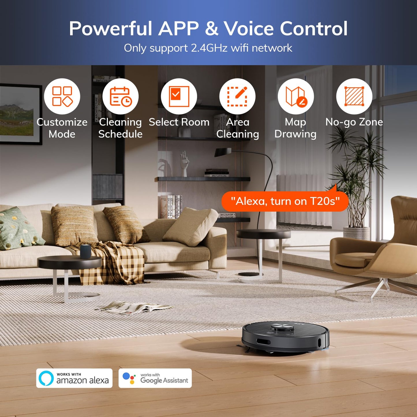 ILIFE A30 Pro Robot Vacuum and Mop, Self Emptying Station for 60 Days, 5000Pa Suction, LiDAR Navigation, No-Go Zones, 2.4G WiFi/App/Alexa/Remote Control, Roller Brush for Carpet, Hard Floors, 110V