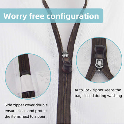 GOGOODA Set of 7 Mesh Laundry Bags for Delicates Wash Bags for Lingerie, Laundry, Hosiery, Blouse, Underwear, Pantyhose, Socks, Shoes