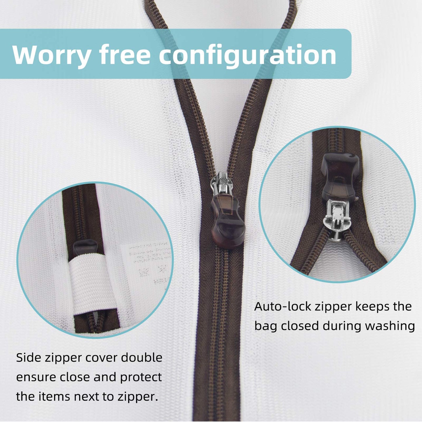 GOGOODA Set of 7 Mesh Laundry Bags for Delicates Wash Bags for Lingerie, Laundry, Hosiery, Blouse, Underwear, Pantyhose, Socks, Shoes