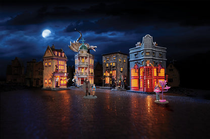 Department 56, Resin 6005616 Harry Potter Village Gringotts Bank Lit Building, 10.16 Inch, Multicolor