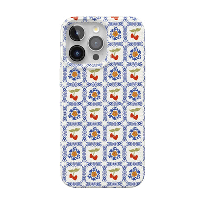 Casely iPhone 15 Pro Max Case | Nantucket Cottage | Blue Hydrangea | Compatible with MagSafe | Classic Ultra Slim Design