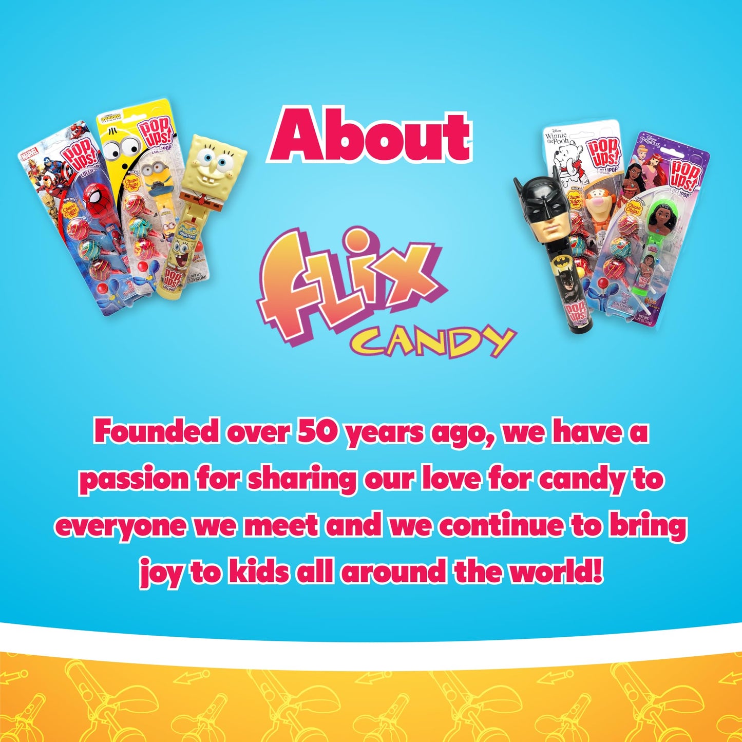 Pop Ups! Minnie & Mickey Mouse Lollipop Holder - 12 Lollipops with Cases - Individually Wrapped Candy Party Favors - Mickey Mouse Candy - Bulk Set of 12