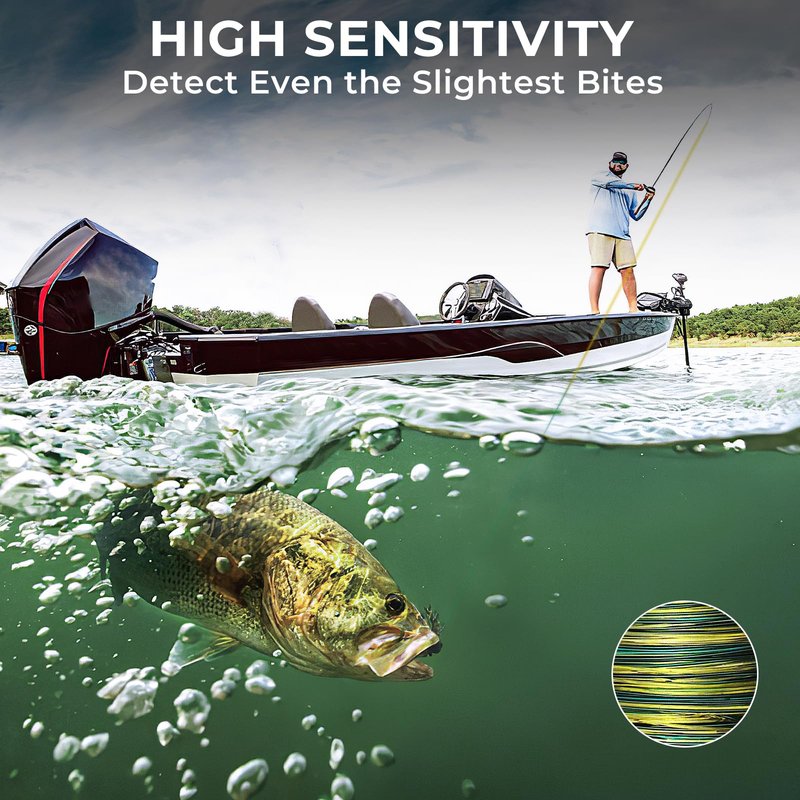 KastKing Destron Essential Monofilament Fishing Line, LimeWood Camo, 30LB, 300 yds