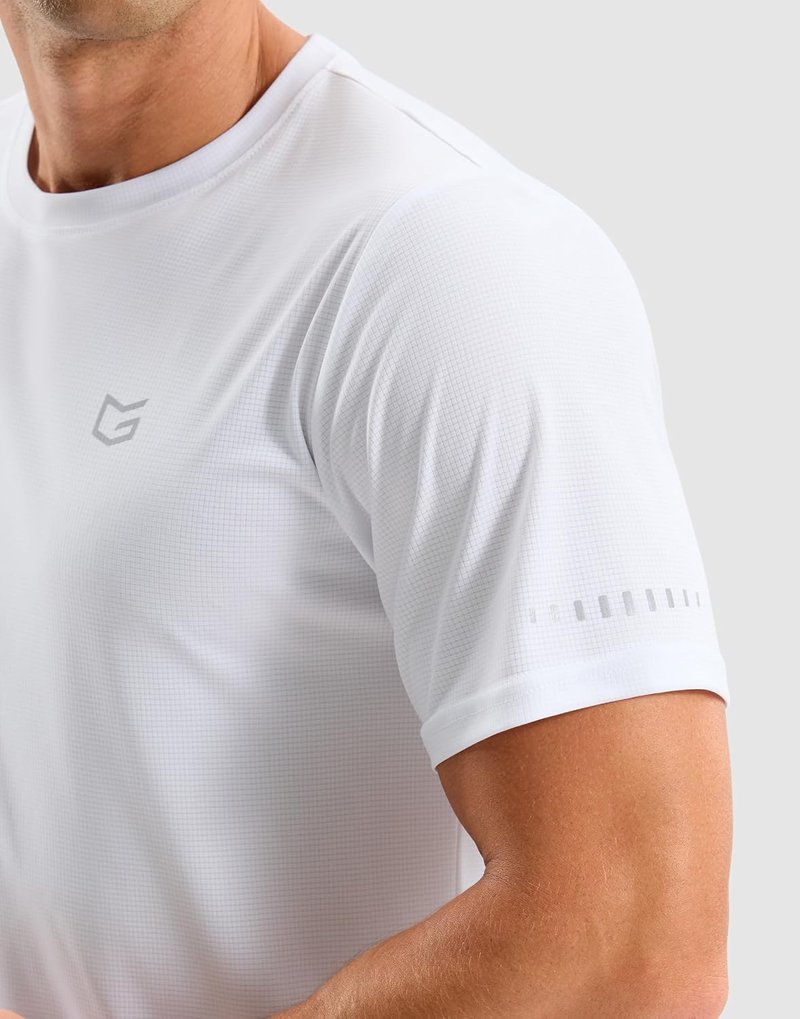 Men's Breathable Workout T-Shirts - Lightweight Cooling Dry Fit UPF 50+ Sun Protection | Ideal for Running & Hiking