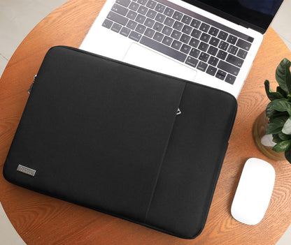 TECOOL 14 Inch Laptop Sleeve,Protective Laptop Case 14 inch for 14" HP EliteBook Pavilion Dell Lenovo Thinkpad Acer Chromebook Notebook,MacBook Air 15 M4 M3 2025-2023 Waterproof Computer Bag,Black