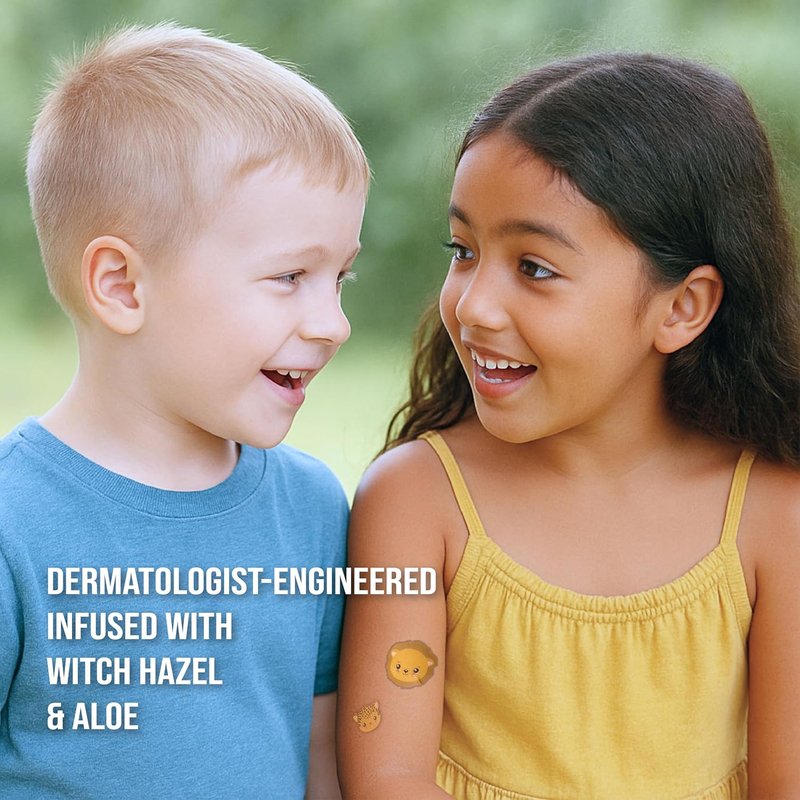 Mosquito Bite Relief Patches for Kids | Safari Animal Design - Effective Anti-Itch Solution for Summer Adventures