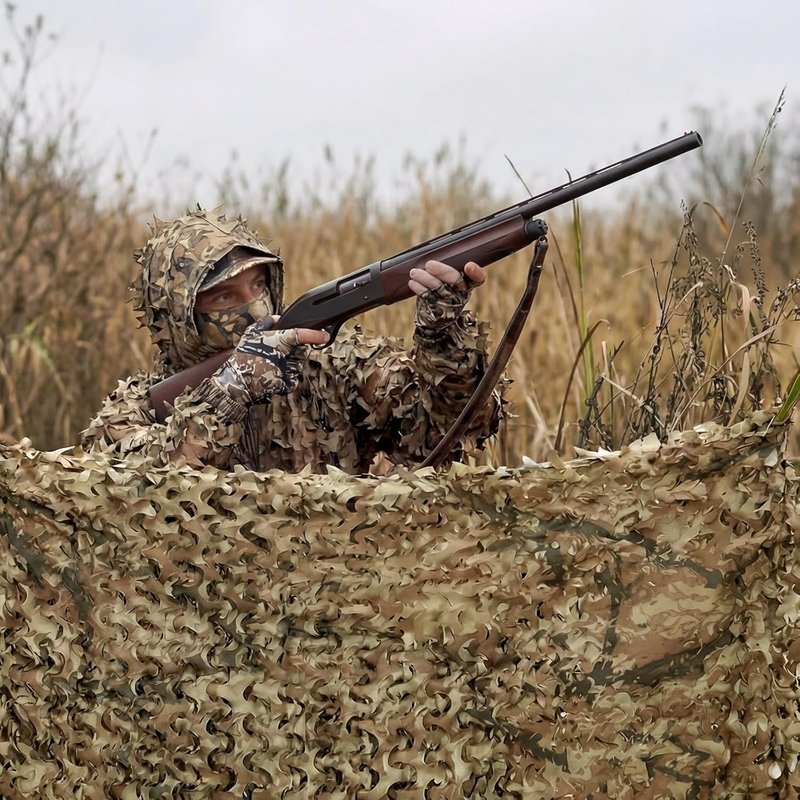 Camo Netting for Hunting | Bulk Roll Military Sunshade | Versatile Outdoor Covering