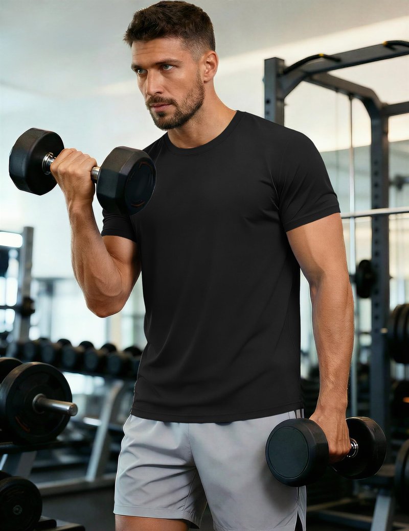 Mens T-Shirt Sun Shirts UPF 50+ Short Sleeve Fishing Shirts Quick Dry Moisture Wicking Performance Shirts Rash Guards