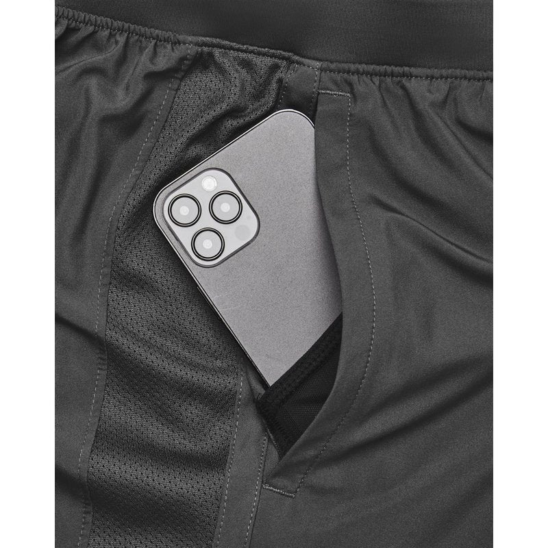 Under Armour Men's Launch Run 7-inch 2-in-1 Shorts, (025) Castlerock/Castlerock/Reflective, Large
