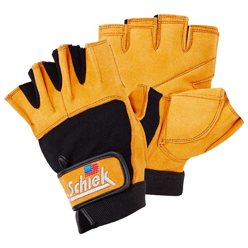 Schiek Sport Model 415 Power Lifting Fingerless Glove - Long Lasting Weight Lifting Grip Gloves