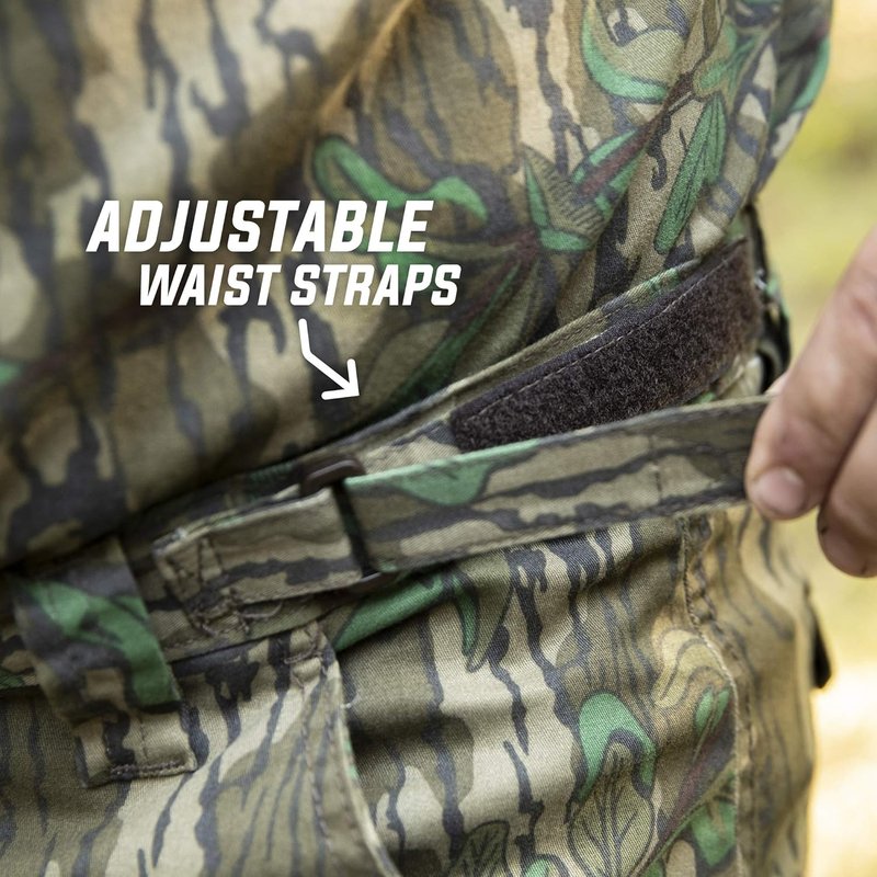 Mossy Oak Men's Camo Hunting Pants - Flexible Cotton Material | Comfortable Fit