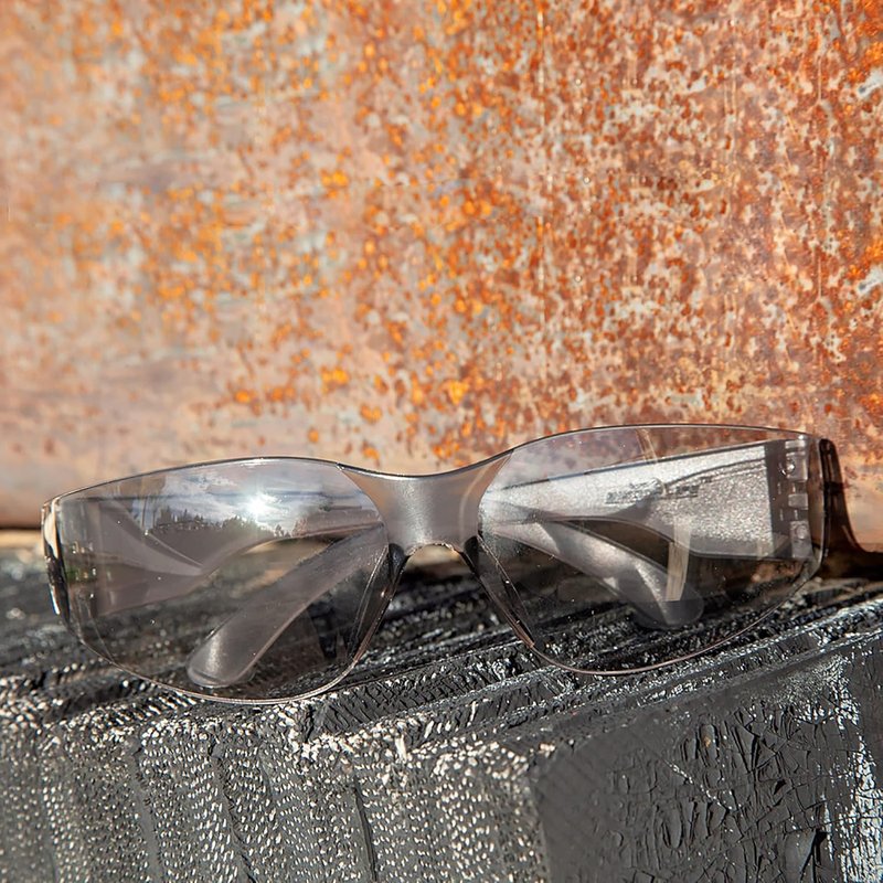 BISON LIFE Clear Safety Glasses - ANSI Z87.1 Scratch & Impact Resistant Eye Protection | Unisex Goggles