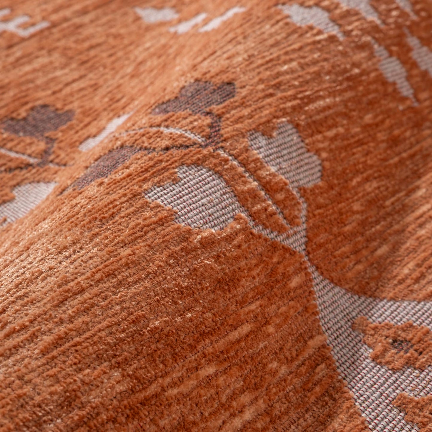 Revival Rugs Garland 8'x10' Washable Area Rug for Living Room Bedroom Dining Room - Oeko-TEX Certified, Peach