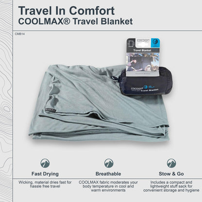 cocoon - Premium - Coolmax - Travel Blanket - Sage Green