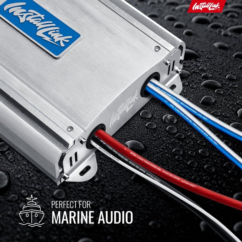 Install Link 16 AWG Gauge (Tinned OFC) Marine Speaker Wire Cable (100 Feet)