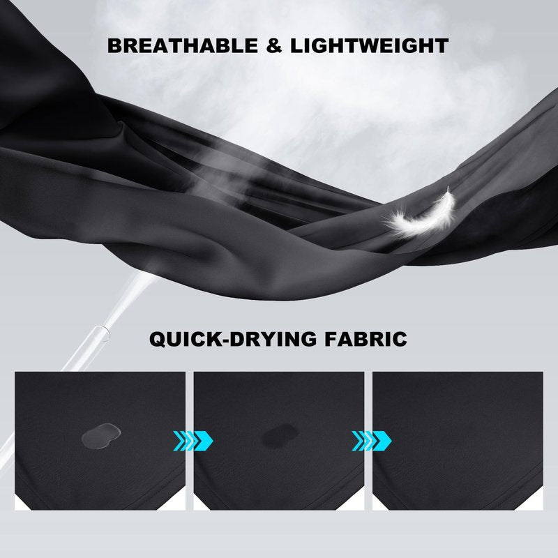 Profectors Men's Athletic Shorts with Pockets and Elastic Waistband Quick Dry Activewear Workout Shorts for Men