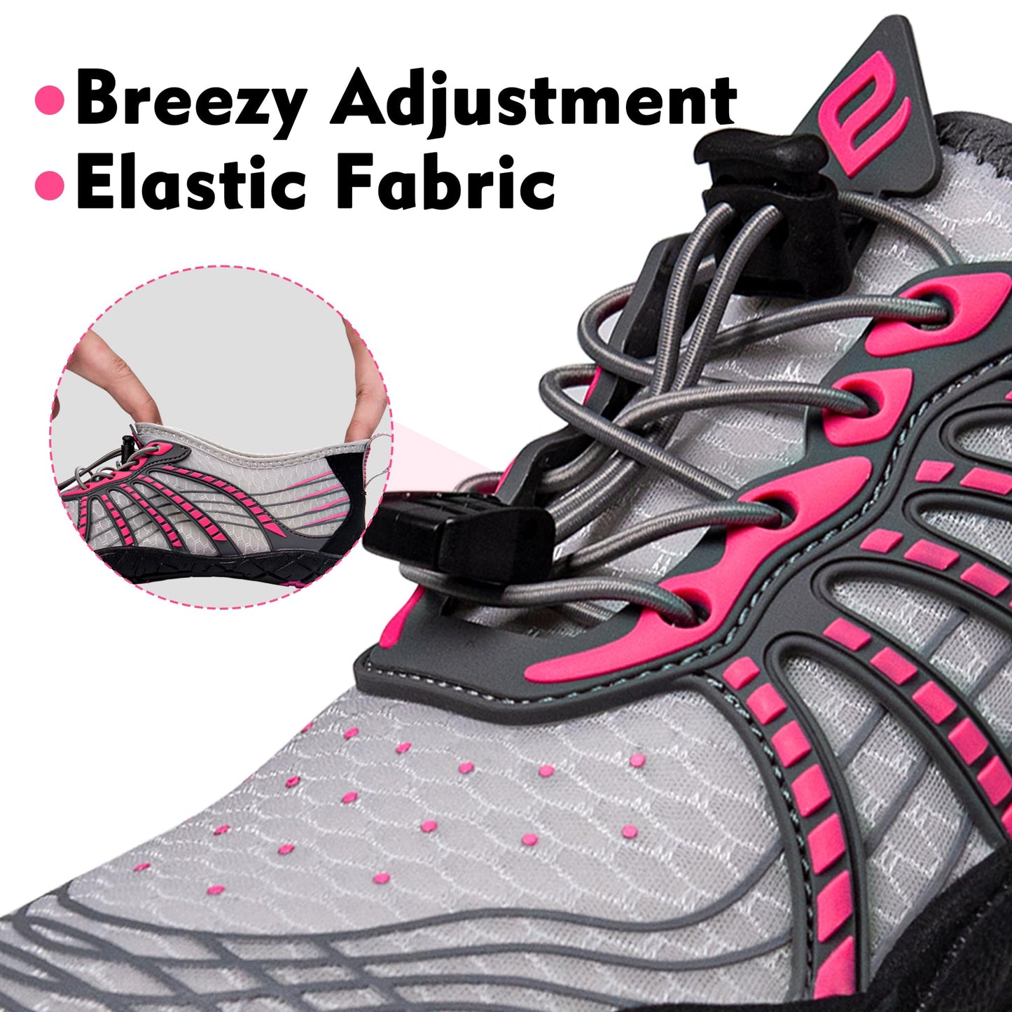 Barefoot Water Shoes for Women and Men - Quick-Dry Lightweight Swim Shoes for Beach,Pool,Hiking