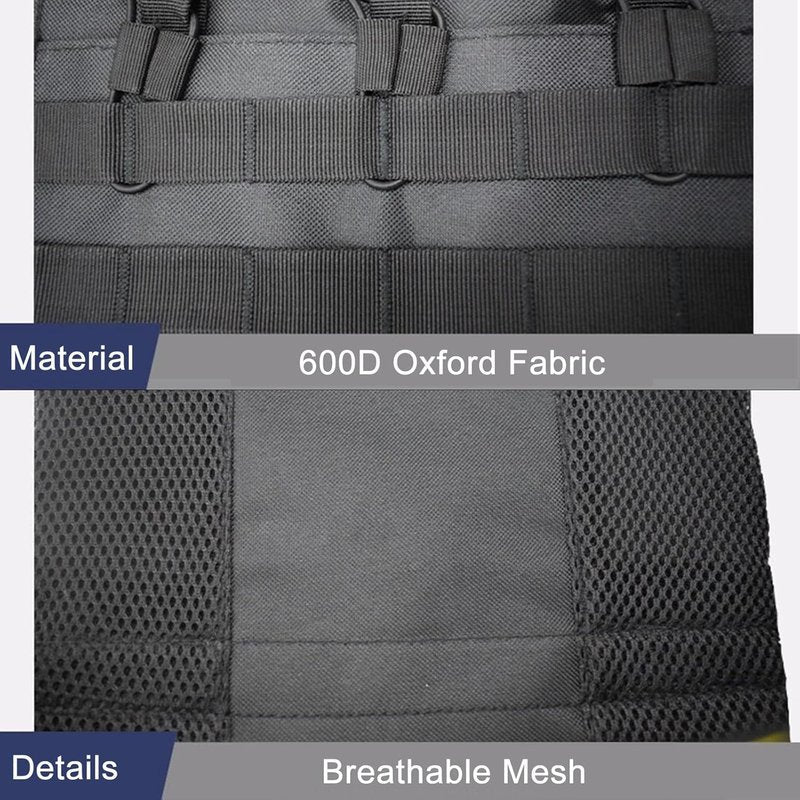 Tactical Vest Set for Men | Airsoft Paintball Gear - Durable Black Design