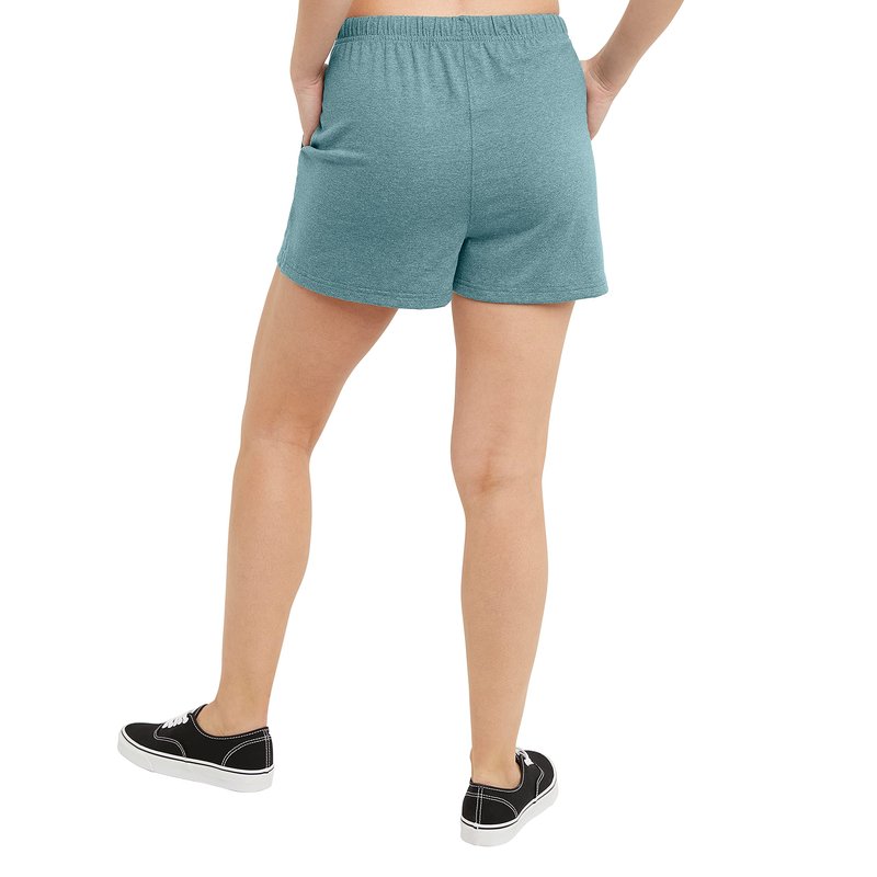 Hanes Womens Originals Triblend Jersey Casual Shorts, Cactus Pe Heather, Large US