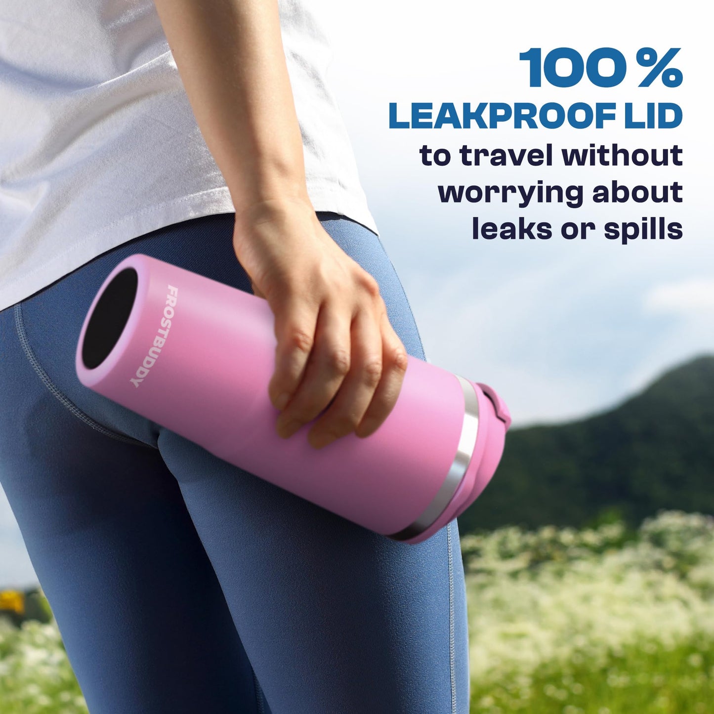 Frost Buddy Togo Buddy | 30 oz Stainless Steel Vacuum Insulated Tumbler | To Go Coffee Cup – Reusable, Iced Coffee Cups, Travel Mug, Thermal Cup for Hot & Cold Drinks, Dunkin Cup (Nebula)