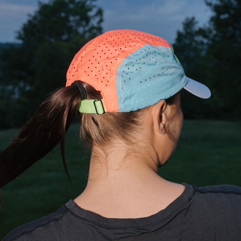 Sprints Race Day Performance HyperG Racing Cap | The Lightweight, Quick Dry, Running, Sport Hat, One Size, Unisex (Setting Sun Evaporated Ventilation)