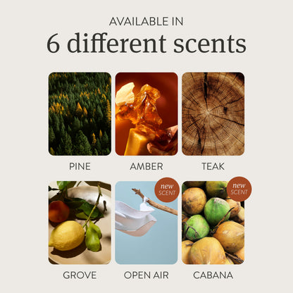 Drift Car Air Freshener - Stone Air Freshener - Car Odor Eliminator - Amber Scent Starter Kit