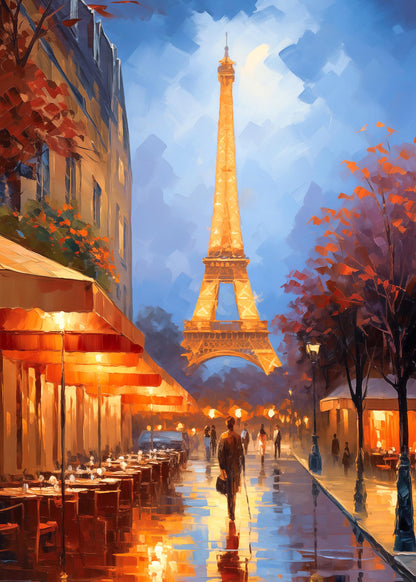 1000 Piece Puzzle for Adults Paris Tower Jigsaw Puzzles 1000 Pieces Eiffel Tower Puzzle for Adults Paris Night View Oil Painting 1000 Piece Jigsaw Puzzles Challenging Gift for Teens Seniors