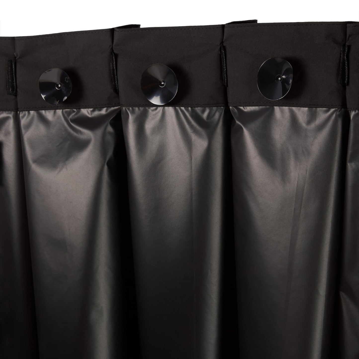 Amazon Basics Portable Blackout Curtain Shade with Suction Cups, 50" x 78", 1-Pack, Black