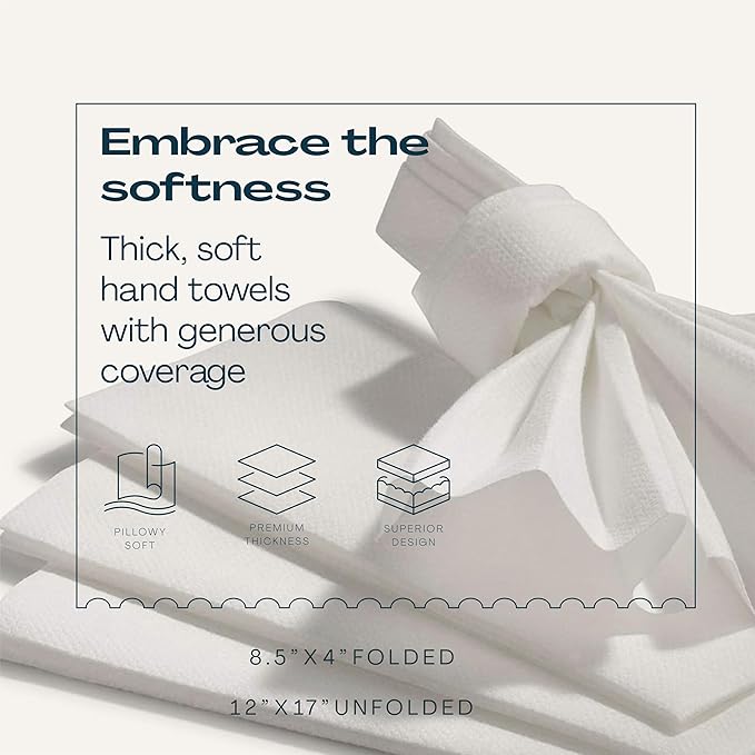 2000-Pack Disposable Guest Towel Paper Napkin